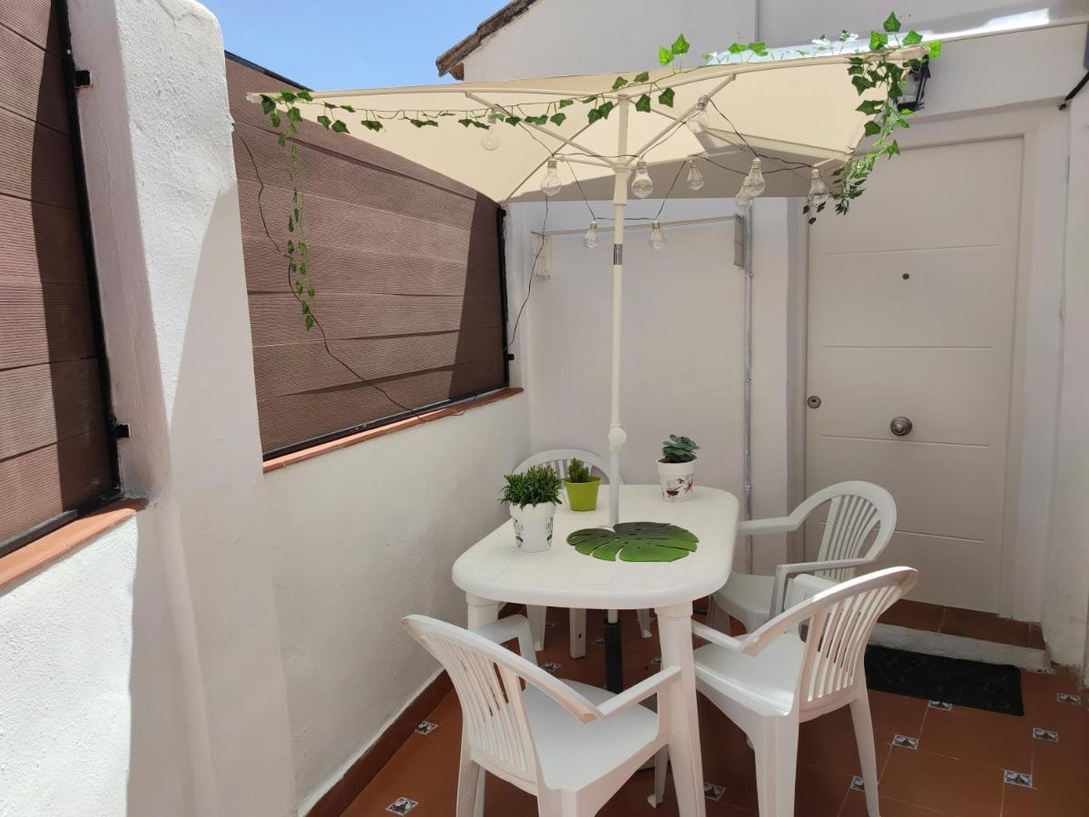 Encantadora Casa Con Patio Ronda Esterno foto